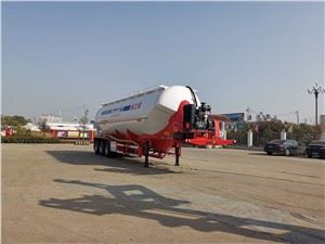 48m3 Lóðrétt Cement Powder Tanker Semi Trailer