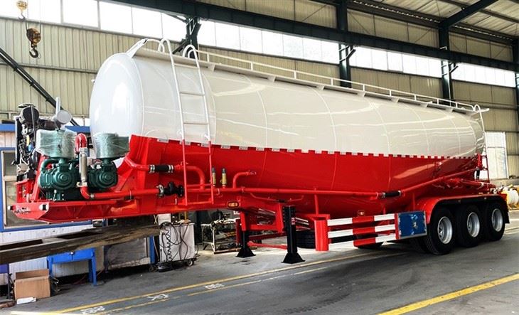 Kína Framleiðsla TONGYA Bulk Cemen Tank Semi Trailer