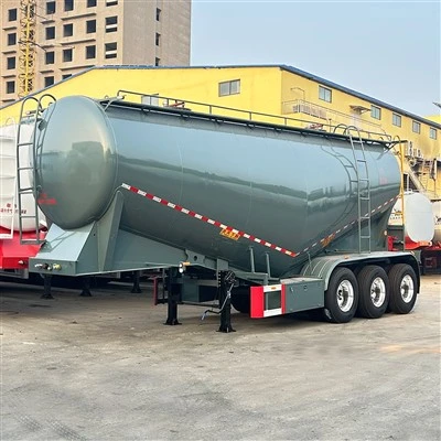 Bulk Cement Tanker Semi Trailer Fyrir Powder